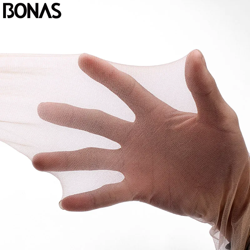 BONAS 2019 новые сексуальные дышащие колготки 15D эластичные женские ультратонкие