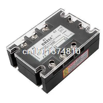 

DC3-32V AC24-480V 40A 3P TN1-340D Solid State Relay w Indicator Light