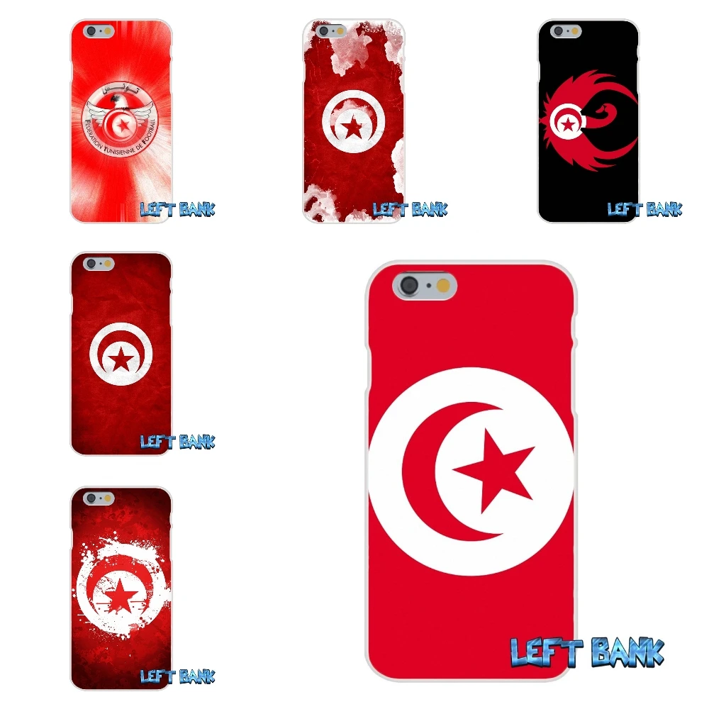 Флаг Туниса Мягкий Силиконовый ТПУ Прозрачный чехол для iPhone 4 4S 5 5S 5C SE 6 6S 7 Plus |