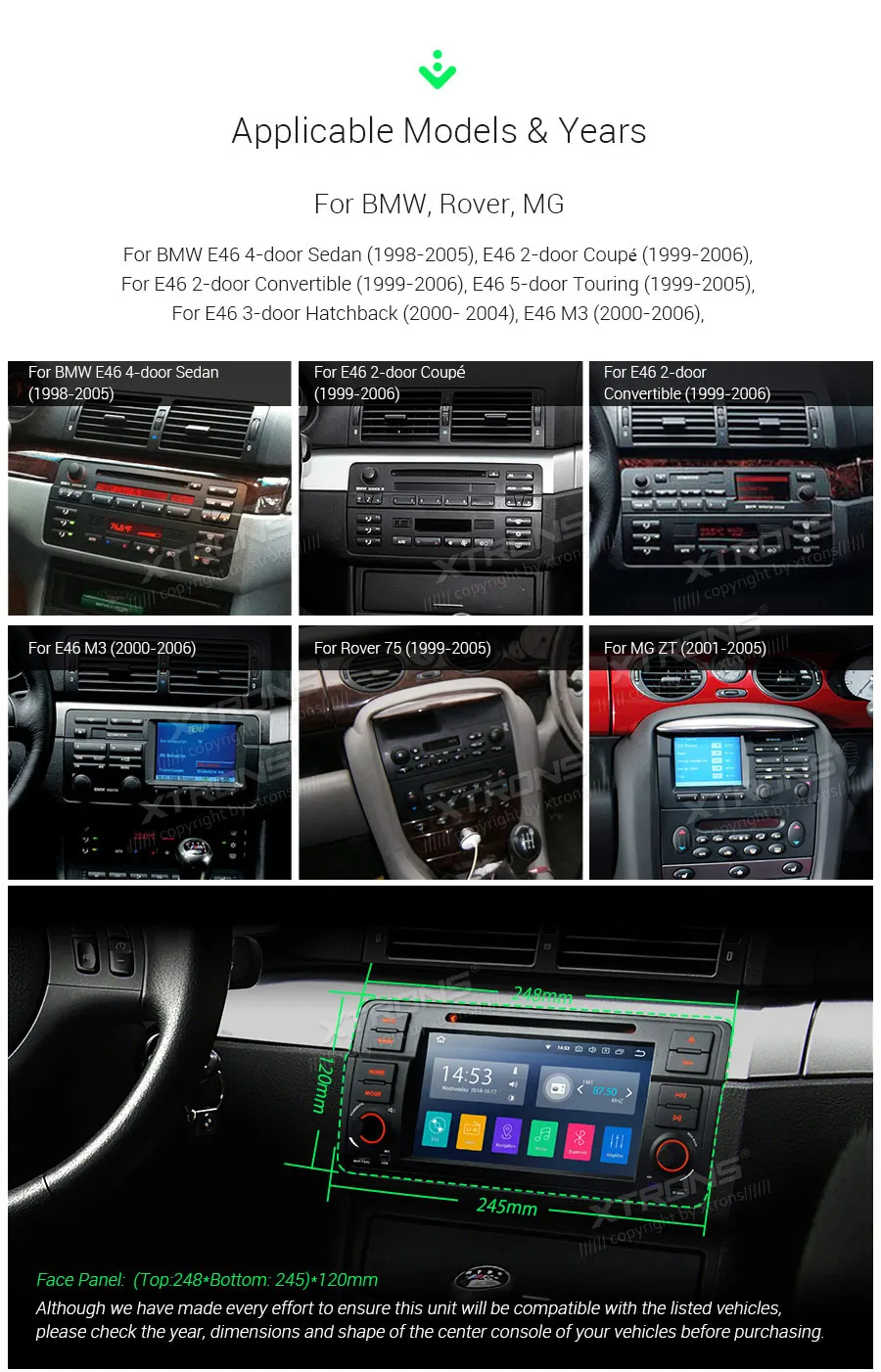 Clearance 7" Quad-Core 1.5GHz CPU Android 9.0 Pie OS Car DVD Multimedia GPS Radio for Rover 75 1999-2005 with Full RCA Output Support 3 Clearance 7" Quad-Core 1.5GHz CPU Android 9.0 Pie OS Car DVD Multimedia GPS Radio for Rover 75 1999-2005 with Full RCA Output Support 3