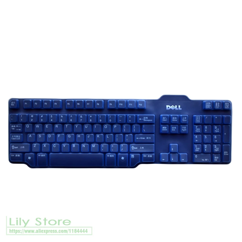 Силиконовая защитная накладка на клавиатуру для Dell SK 8115 3205 8135 L100 104 Key USB