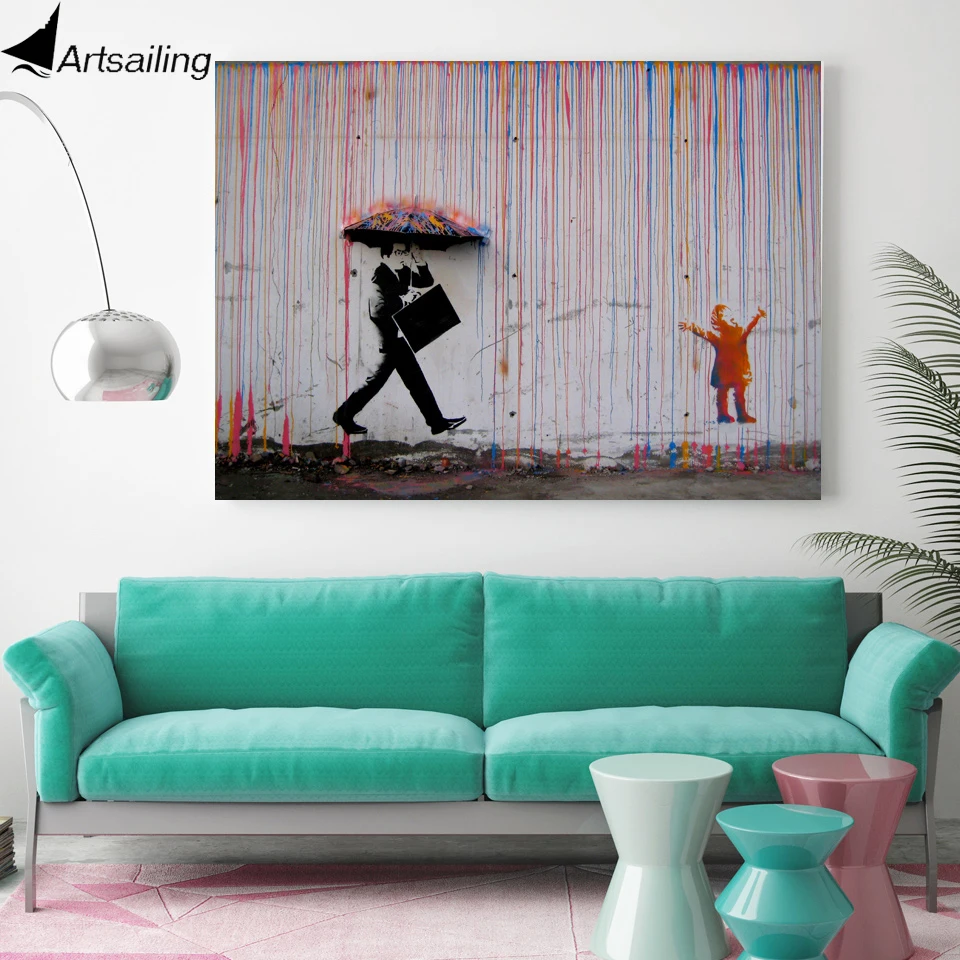 Popular Canvas Art BanksyBuy Cheap Canvas Art Banksy lots from China Canvas Art Banksy
