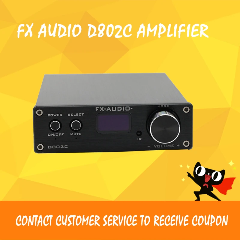 FX-Audio D802C audio amplifier hifi mini amplifier digital amplificador audio FX-Audio D802C audio amplifier hifi mini amplifier digital amplificador audio