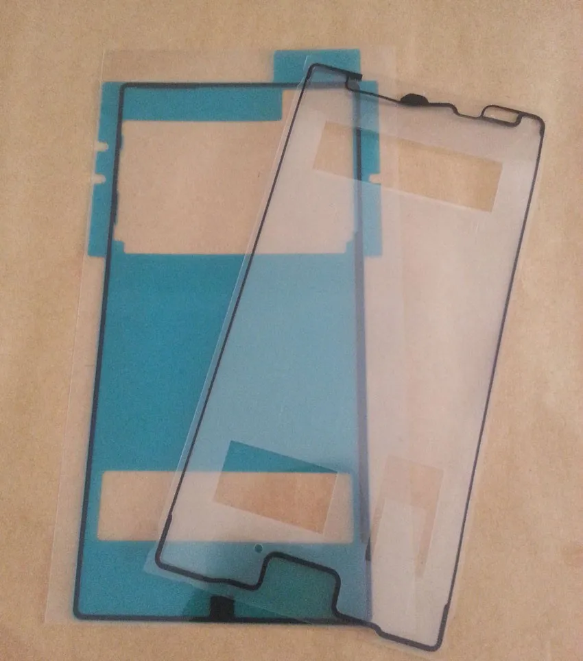 

10pcs/Lot Original Back Battery Cover + LCD Frame Waterproof Adhesive Sticker for Sony Xperia Z5 &Z5 Dual