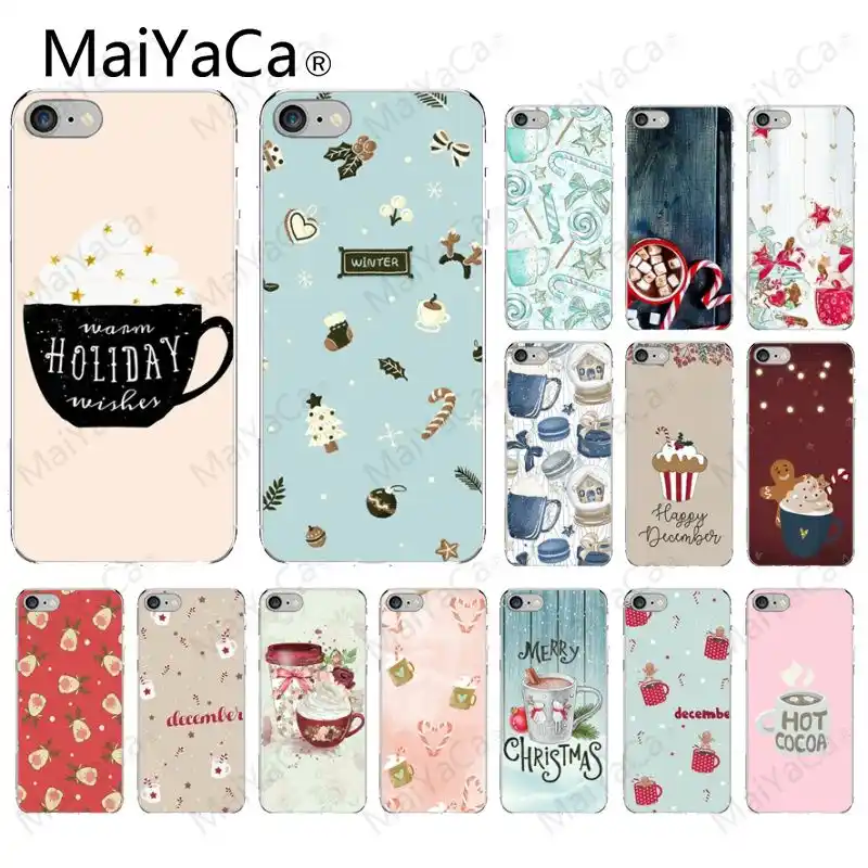 Maiyaca Warm Winter Holiday Coffee Custom Photo Soft Phone Case