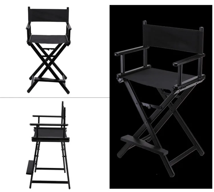 High Aluminum Frame Makeup Artist Director Chair Foldable Outdoor Furniture Lightweight Portable Folding Director Makeup Chair