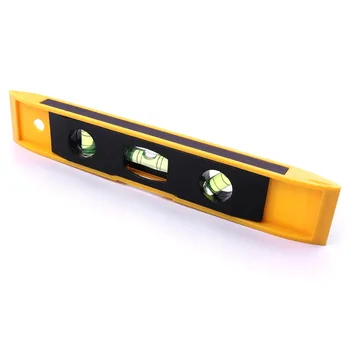 

5Pcs 230x40x15mm Mini Spirit Level Bubble Ruler ABS Shell Vertical Horizontal 45 Degree with 3 Bubble Level For Measuring Tools