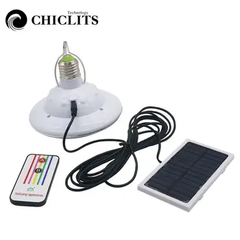 

CHICLITS Solar Power Rechargeable Light Bulb 22 LEDs Super Bright Remote Control Outdoor Camping Tent Security Lamp Lantern