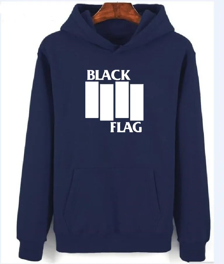 

Punk Rock Band Black Flag Hoodie Cotton Winter Teenages Black Flag Sweatershirt Pullover With Hood For Men
