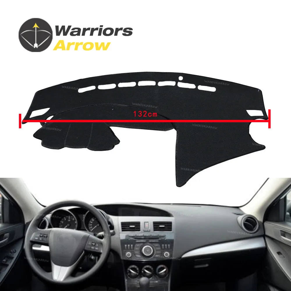

For Mazda 3 M3 BL 2009-2013 Inner Auto Dashboard Cover Dashmat Dash Mat Pad Sun Shade Dash Board Cover Carpet Protective Mat LHD