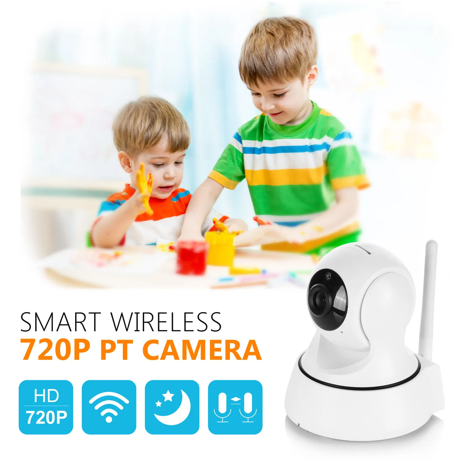  SANNCE Home Security Baby Monitor IP Camera Wi-Fi Wireless Mini Network Camera Surveillance Wifi 72