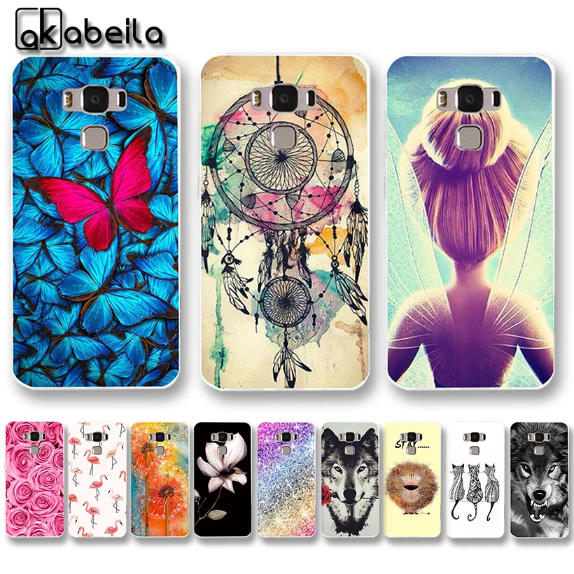 

AKABEILA Soft TPU Phone Cases For Asus Zenfone 3 Max ZC553KL Zenfone3 Max 5.5 inch Covers Nutella Flamingo Tetris Bags Bumper