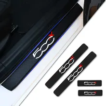 Защитная Накладка на порог для FIAT 500X Urban Look 500X Cross Look автомобильный аксессуар наклейка из углеродного волокна 4 шт./партия