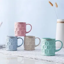 Горячая кружка офисные Кофе Чай бутылка для воды чашки соломы пшеницы Plastlc чашки#35