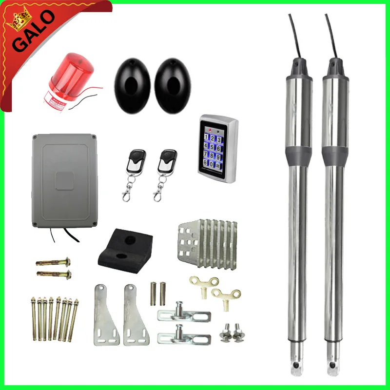 

Electric gates / Electric Swing Gate Opener 300 KG Swing Gate Motor With 1 pair of photocells 1 alarm light