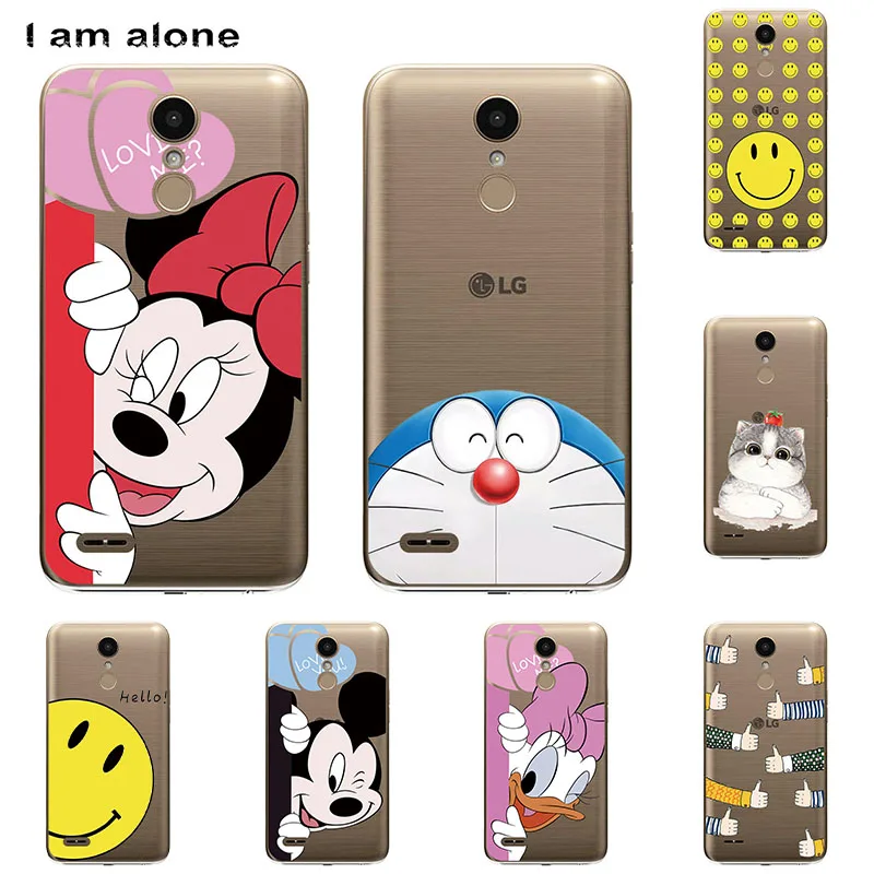 

For LG K10 2018 K11 5.3 inch Solf TPU Silicone Color Paint DIY Case Mobile Phone Cover Bag Cellphone Housing Shell Skin Mask
