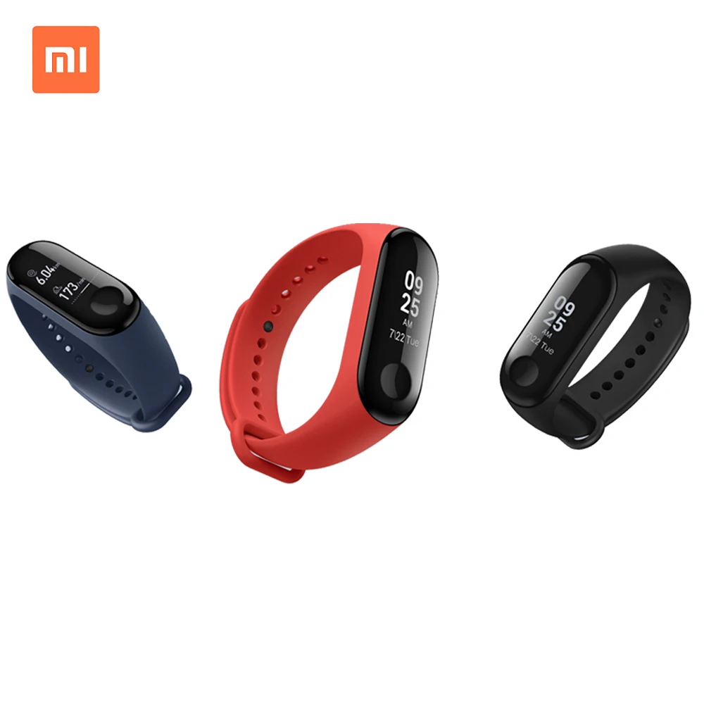 

[Support Spanish] Xiaomi Mi Band 3 Smart Bracelet Miband 3 Android Activity 0.78 inch OLED Message Display Fitness Tracker 2018