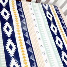 Детские матрасы для кроватей с цветочным рисунком для кроватей, подходит для стандартной кроватки 28*52*9 дюймов(ацтеков