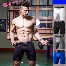 Aipbunny компрессионные сетчатые фитнес спортивные мужские шорты Йога упражнения тренировочные штаны для бега и тренировок Трусы-шортики с утягивающим эффектом корректор фигуры