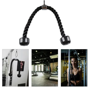 

Mounchain High Strength Gym Fitness Equipment Tricep Rope Biceps Strength Training Bodybuilding Exercise Fitness Equipment