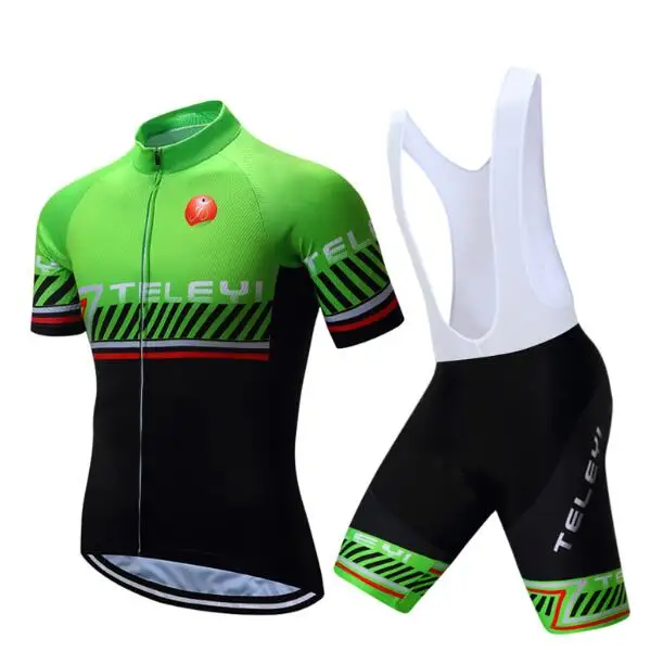 Летняя мужская комбинезон короткий рукав Vélo набор MTB Майо велосипед одежда триатлонный костюм Спортивная одежда велосипед комплект одежды - Цвет: Color 2