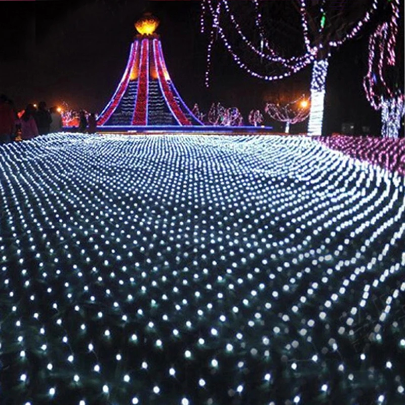 2M*2M 210 LED Net Mesh Fairy String Light Wedding Party Garland Decoration Christmas String Lighting With 8 Function Controller 2M*2M 210 LED Net Mesh Fairy String Light Wedding Party Garland Decoration Christmas String Lighting With 8 Function Controller