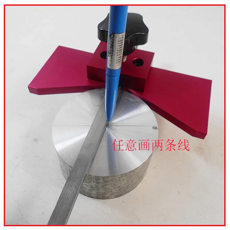 

New Woodworking Circular Center Point Finder Center Circle Ruler Wood Carving Tools Scriber Wood Positioning Aluminum Alloy