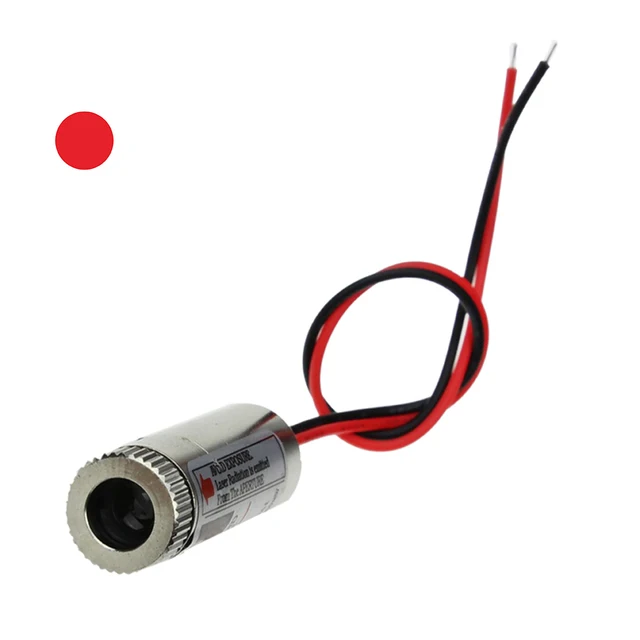 650nm 5mW Red Point / Line / Cross Laser Module Head Glass Lens Focusable Industrial Class 2
