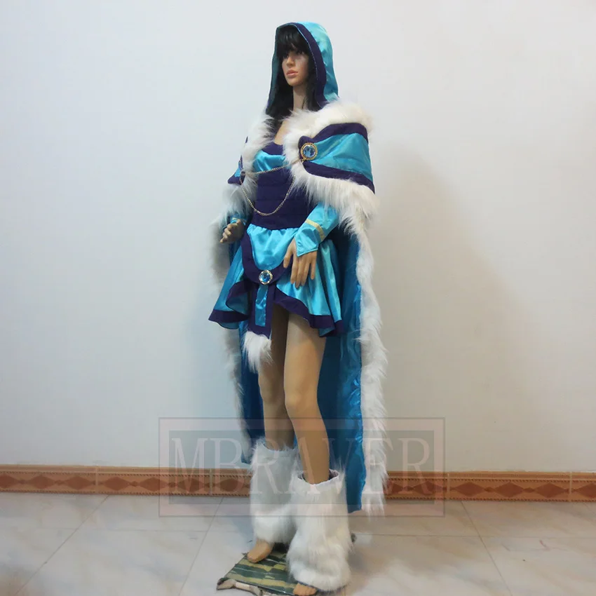  Dota 2 Crystal Maiden New Cosplay Costume