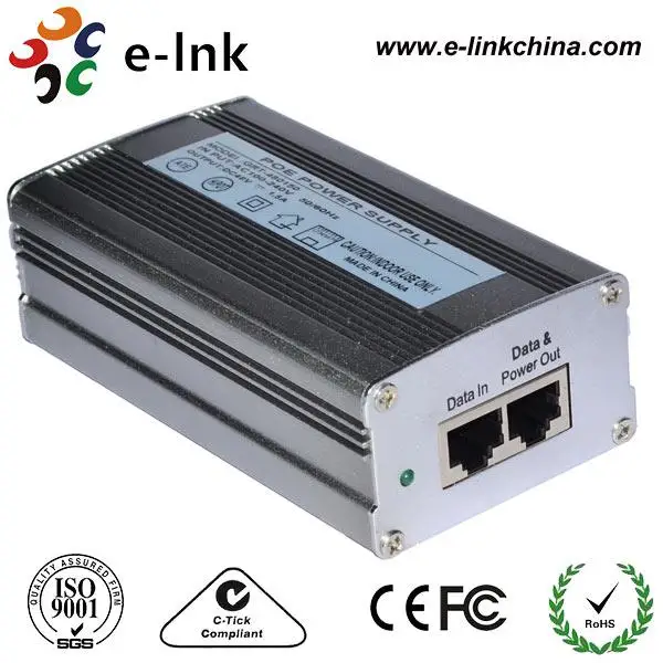 

10/100Mbps POE Injector with 48V 2A output