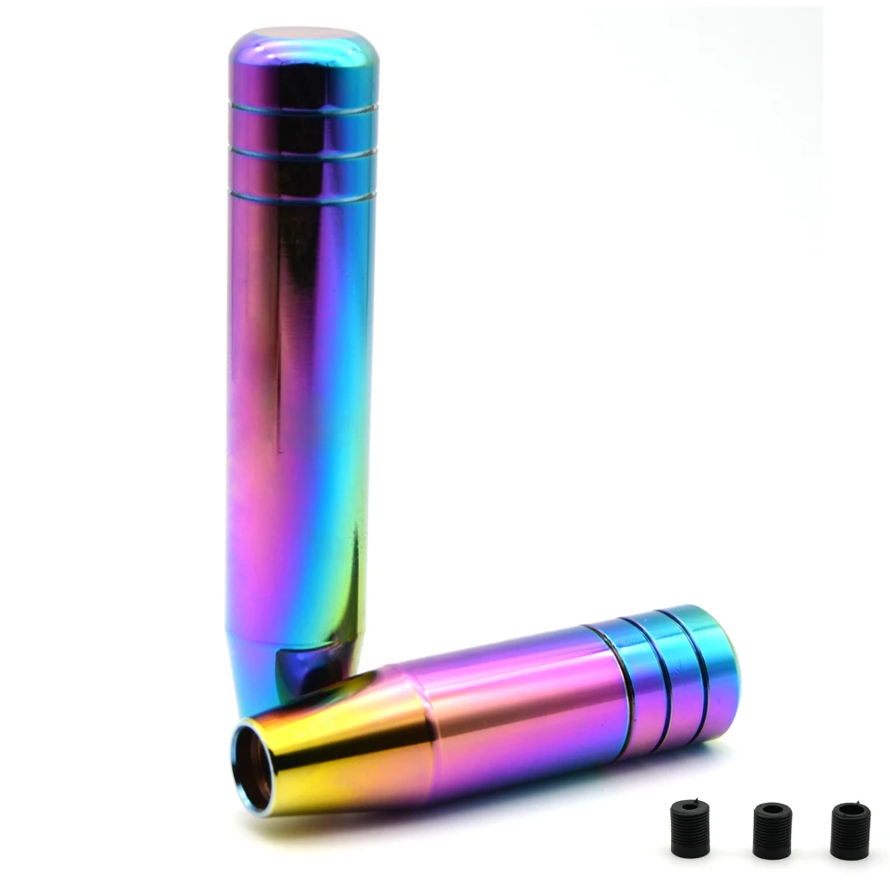 Universal 13cm/18cm Length Manual Car Gear Shift Knob Aluminium Alloy