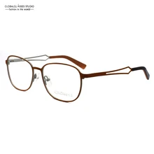 Очень высокое качество оранжевого цвета женские Полые используемые чистые линзы очки Рамка/очки/оптические оправы 42JG37044-C3