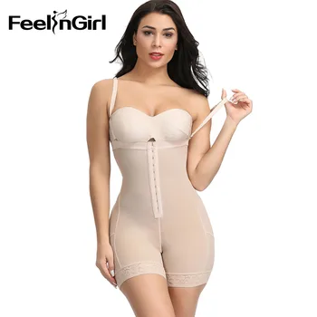 FeelinGirl-Faja Reductoras Colombianas para mujer, Faja ajustada para después de la cirugía, Body moldeador, ropa moldeadora de glúteos