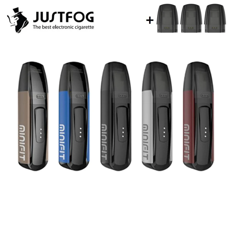 JUSTFOG MINIFIT стартовый набор 370 мАч все в одном vape ручка набор pk breeze комплект с MINIFIT 1,5 мл pod картридж