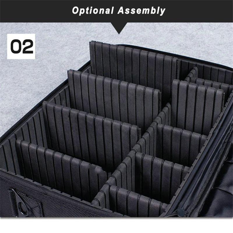 Women Professional Makeup Organizer Large Capacity Storage Case Oxford Cosmetic Bag High Quality Casual Disassembly Suitcase Women Professional Makeup Organizer Large Capacity Storage Case Oxford Cosmetic Bag High Quality Casual Disassembly Suitcase