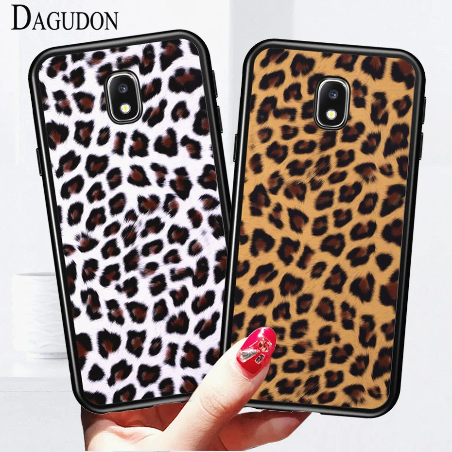 DAGUDON Fashion Leopard Pattern Case For Samsung Galaxy J7 2017 Ultra Slim TPU Cover Cases J730 Capa Eurasia |