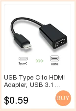 Usb type C к HDMI адаптер, USB 3,1(USB-C) к HDMI адаптер конвертер «Папа-мама» для MacBook2016/huawei Matebook/Smasung S8