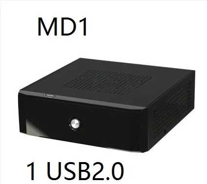 M05 MD03 MD01 компьютерный корпус ITX шасси небольшой мини горизонтальный для htpc маленький компьютерный чехол - Цвет: USB2.0 MD1