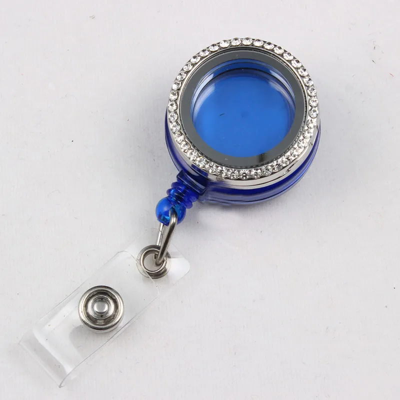 30Mm Alloy Floating Charms Locket With 32MM Retractable Nurse Badge