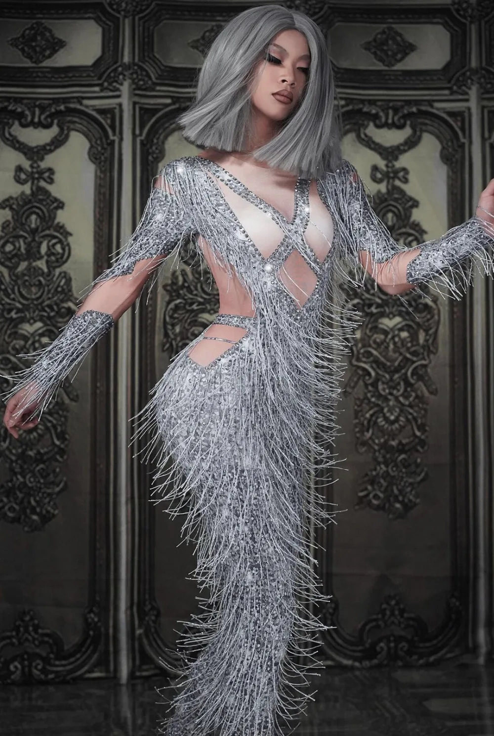 fringe jumpsuit