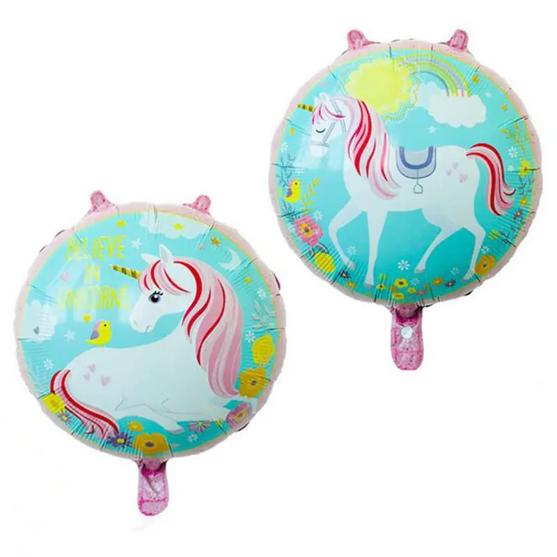1 шт., 100*97 см, розовая маленькая лошадка, фольгированные гелиевые шары воздушные шарики, детские игрушки на свадьбу, день рождения, животные, единорог, вечерние принадлежности для декора - Цвет: As Picture
