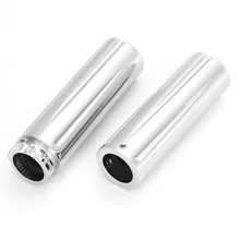 2x 1″ 25mm Chrome Handle bar Hand Grip for Harley Dyna FL XL Honda Shadow Kawasaki VN Suzuki Boulevard Yamaha Road Star / V-Star