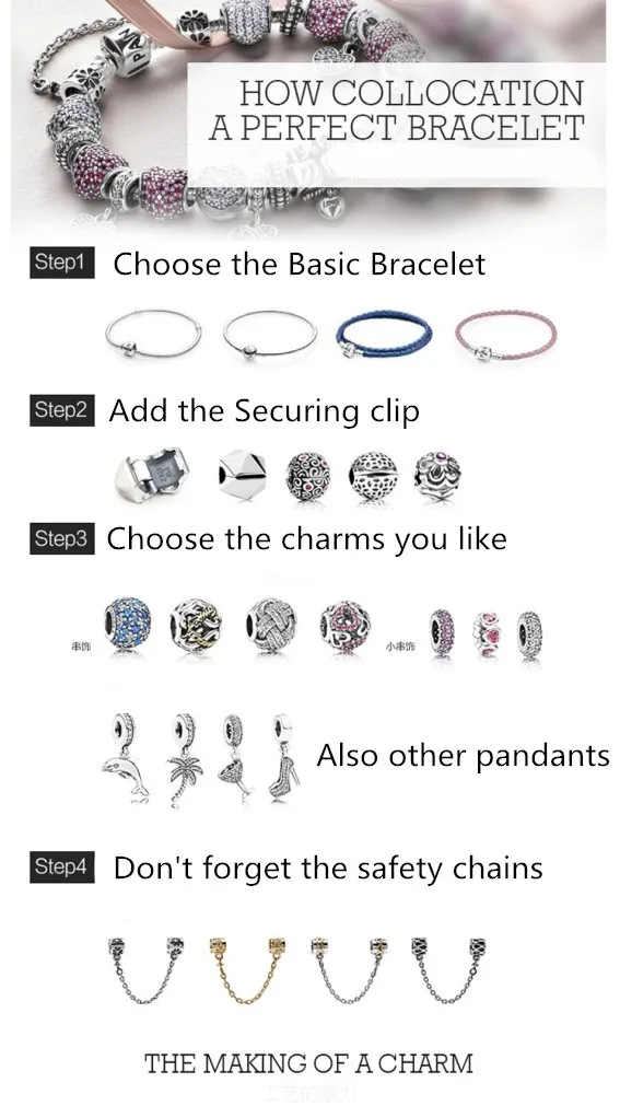 How to decorate your pandora bracelet
