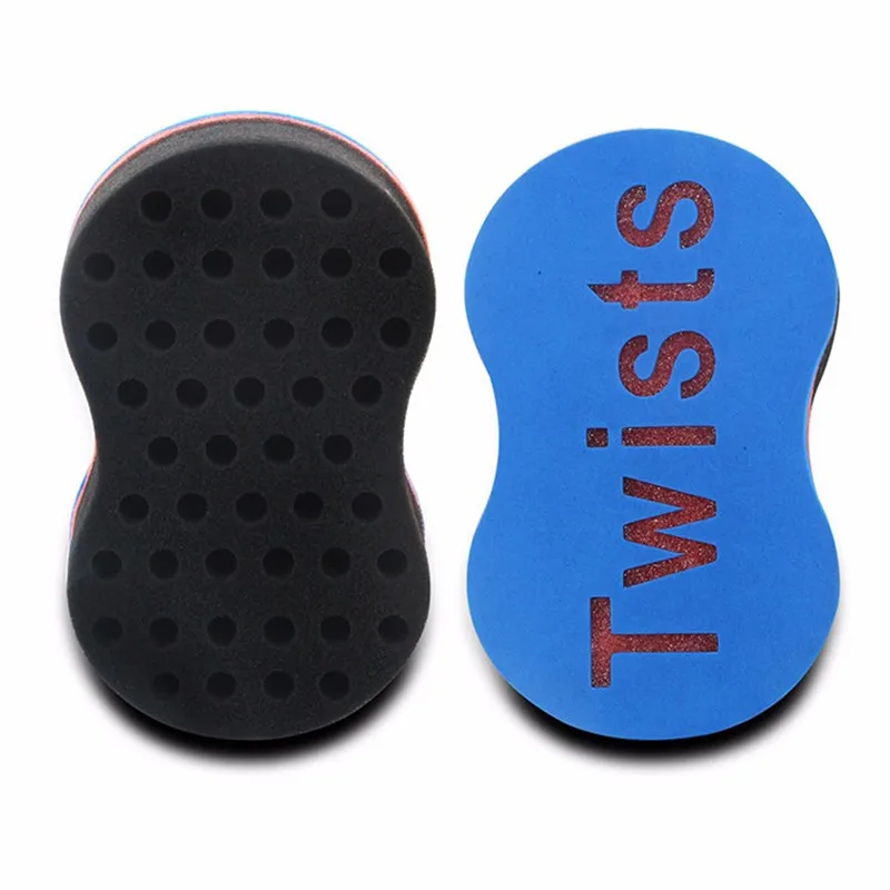 2pcs Set Hot Sale Magic Twist Hair Brush Sponge Hair Curl Sponge