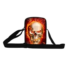 Фирменная Новинка Череп путешествий сумка для Для мужчин Bolso рок дизайнерские сумки Обувь для мальчиков крест Средства ухода за кожей Сумки Bolsa caveira дети Сумки на плечо