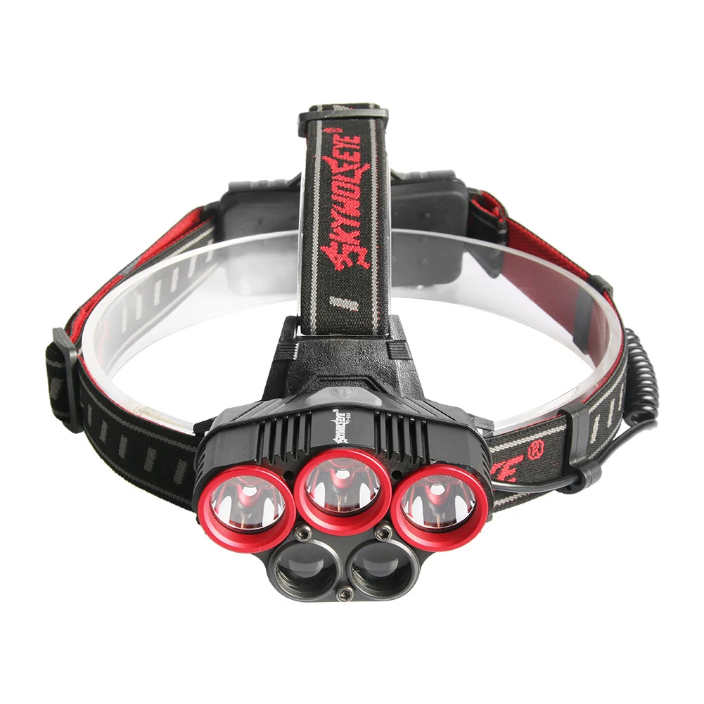 

USB Rechargeable Headlamp Outdoor Hunting Fishing Flashlight with SOS Help 65*55*80mm
