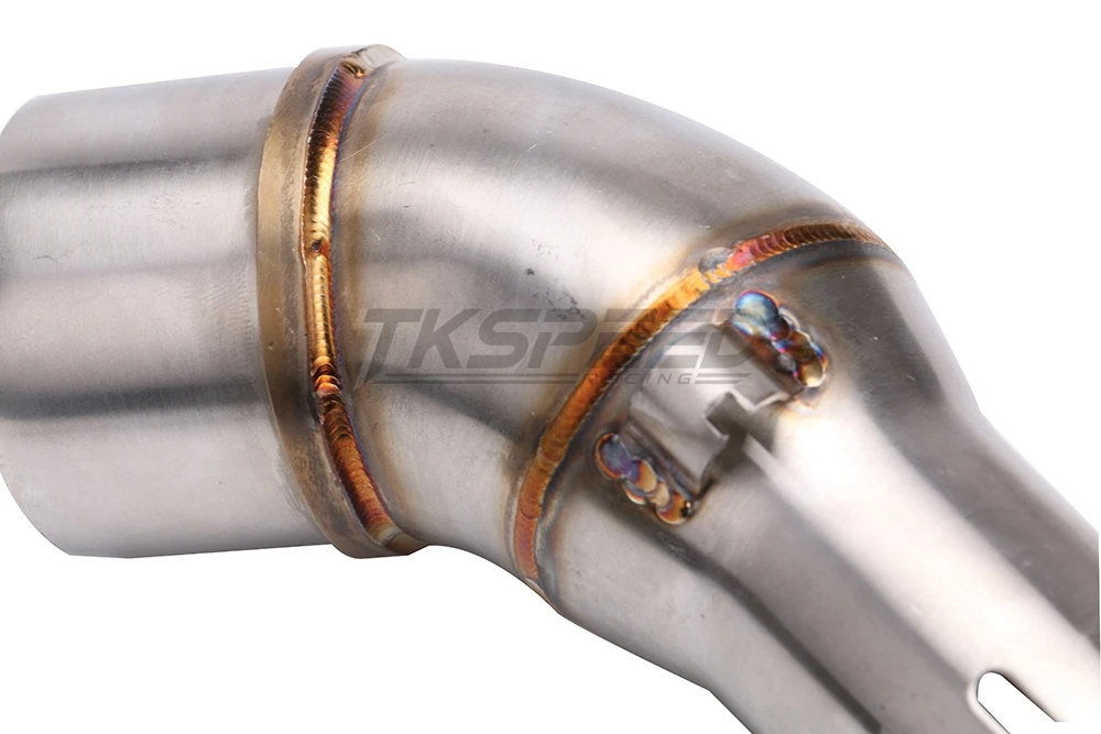 A middle connect for kawasaki Z250SL Motorcycle Exhaust Pipe Muffler Escape Connecting Pipe Front Link Pipe Moto Mid Pipe