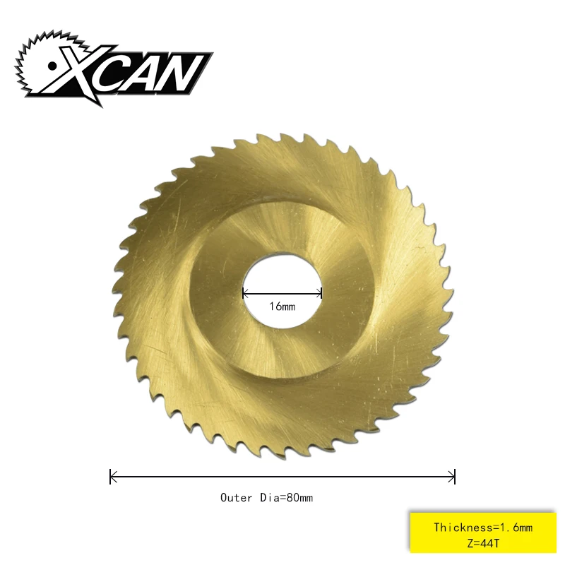 

XCAN 1 Piece Tianium coated Orbital Saw Blade Diameter 80mm Teeth 44 Pipe Or Tube Cutting Saw Blade Orbital Cutting Machine