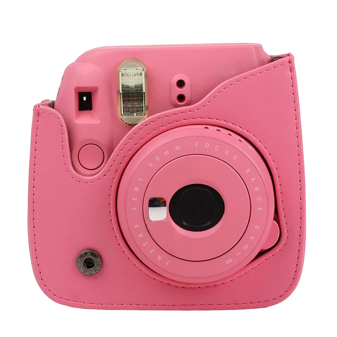 Фотоаппарат моментальной печати сумка с ремешком для Fujifilm Instax Mini 8/9/8 фиолетовый/черный/желтый/зеленый/розовый красный/коричневый