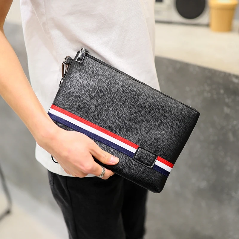 Модная уличная кожаная сумка клатч Tidog|leather hand bags|clutch baghand bag |